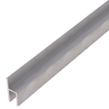 Profil zaciskowy narożny aluminium surowe 26x11x1.5x8/1m