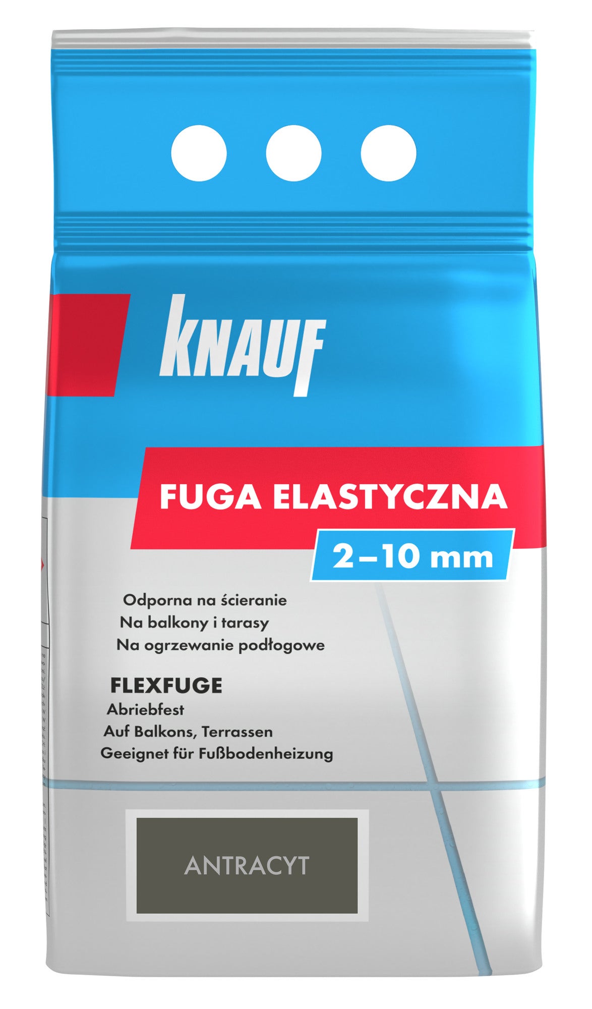 Фото - Герметик / рідкі цвяхи Knauf Fuga elastyczna  antracyt 4 kg 