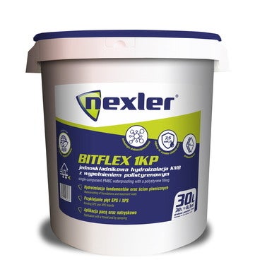 Grubowarstwowa masa hydroizolacyjna KMB Nexler Bitflex 1KP 30l